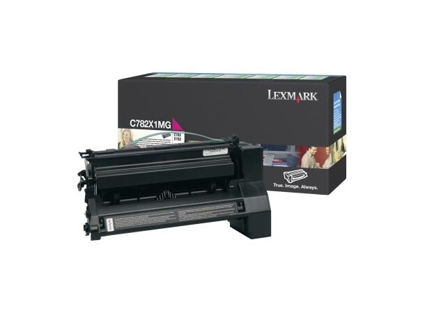 Toner LEXMARK C782X1MG  15K rød 